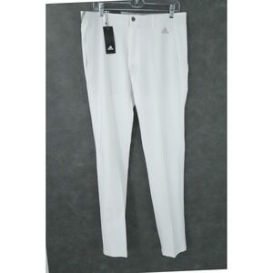 Adidas Golf Pants‎ Mens 32x34 White Taper Fit  Ultimate365 Stretch Performance
